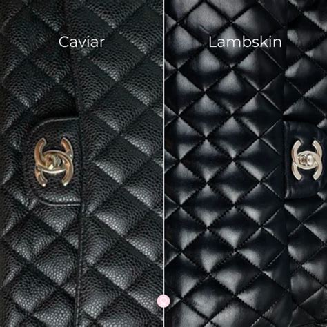 chanel lambskin cream|chanel lambskin vs caviar.